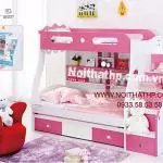 Giường tầng trẻ em giá rẻ đẹp lung kinh MS857