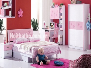 Giường tủ trẻ em giá rẻ MS895